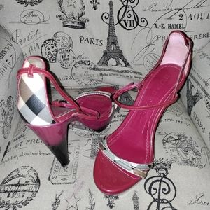 BURBERRY strappy heels